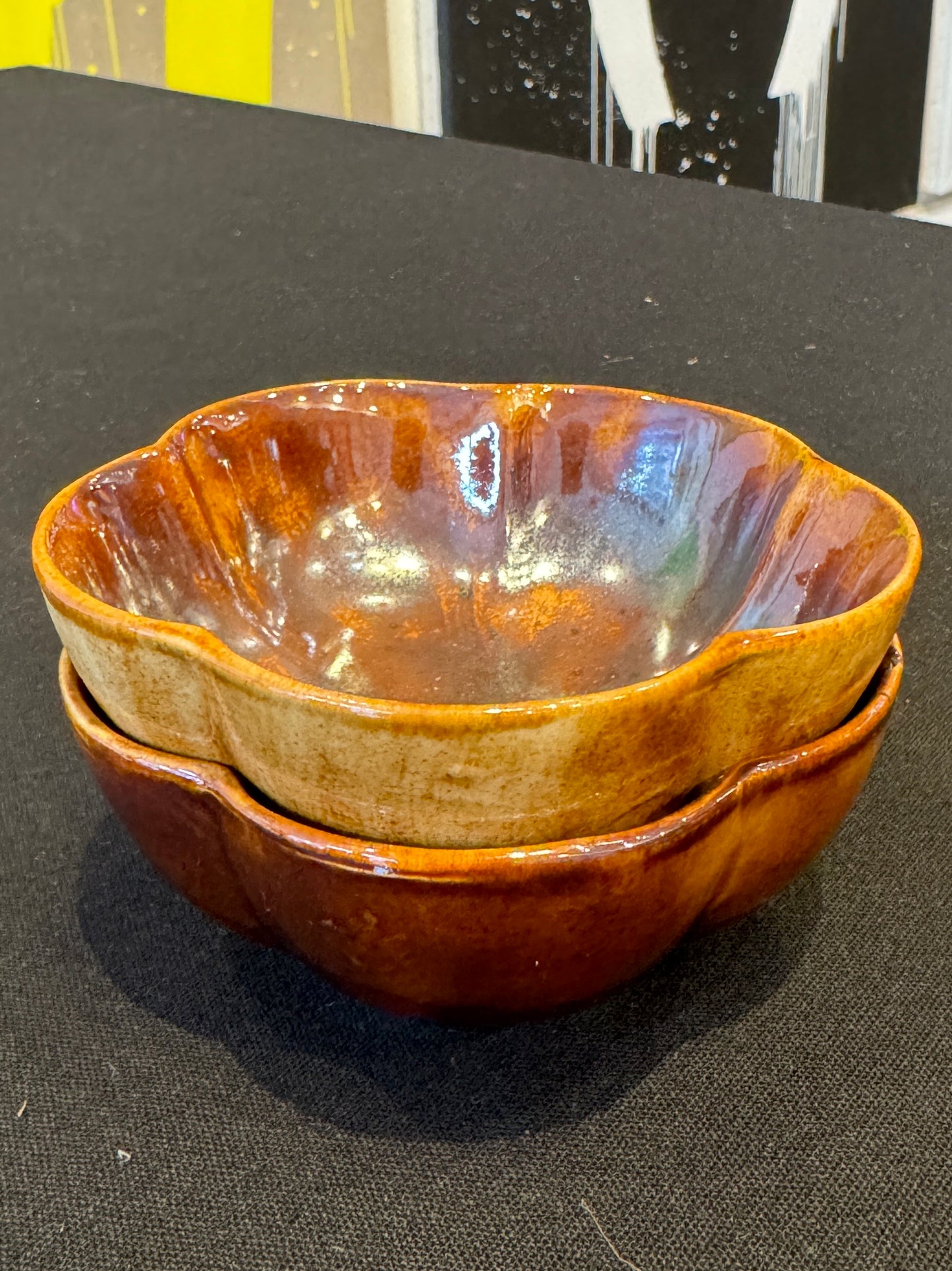 Brown Flower Bowl | Cybergother