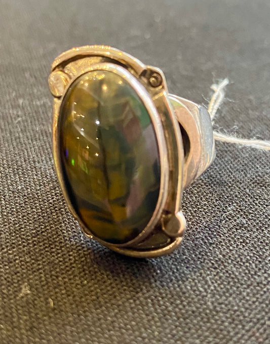 Blue Tigers Eye Ring  |  Rob Riffe