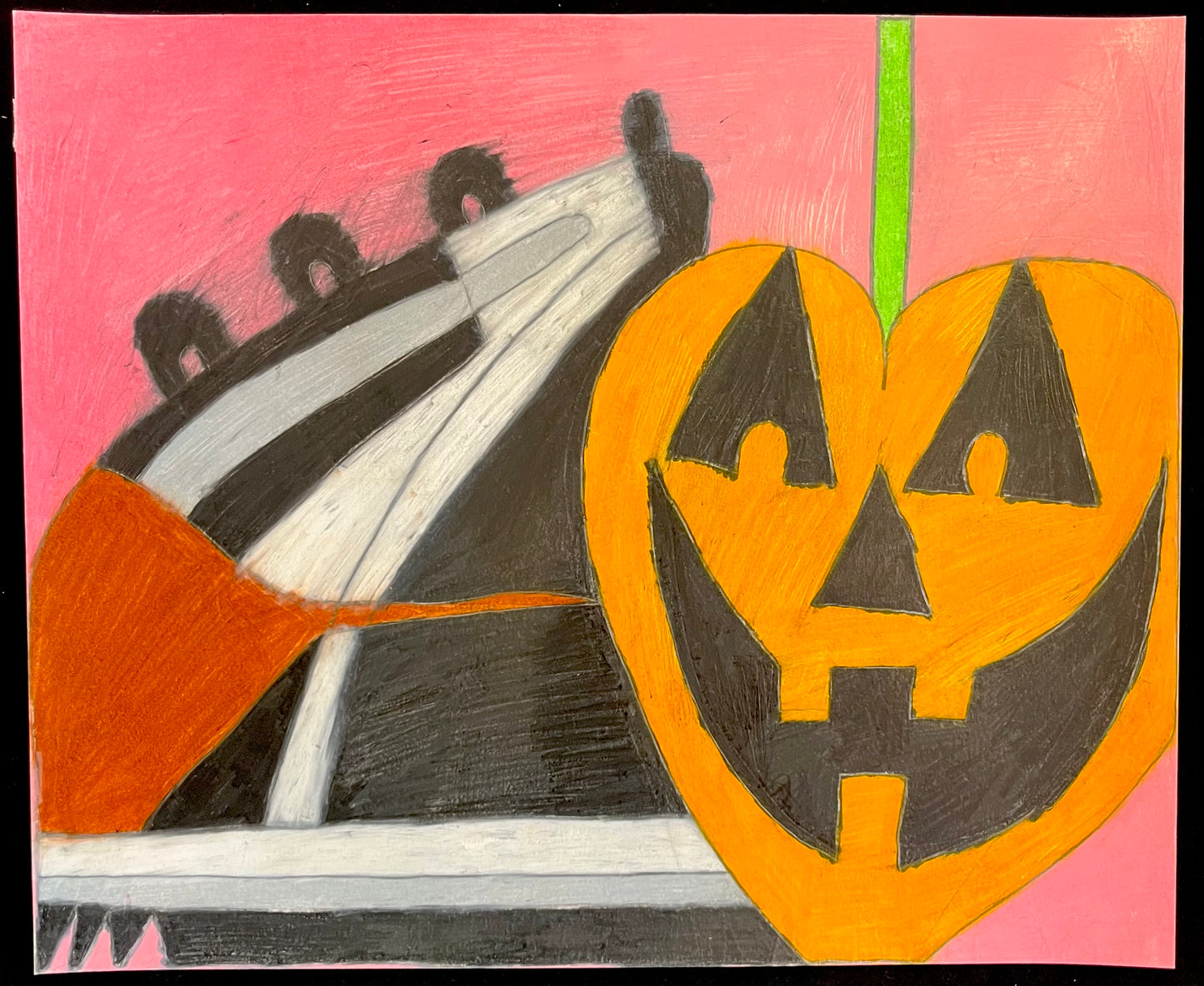 Fancy High Heel Sneakers & a Jack-O-Lantern