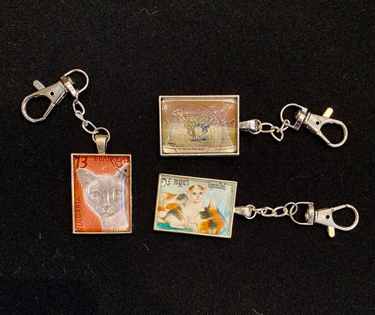 Animal Stamp Keychains | Cybergother
