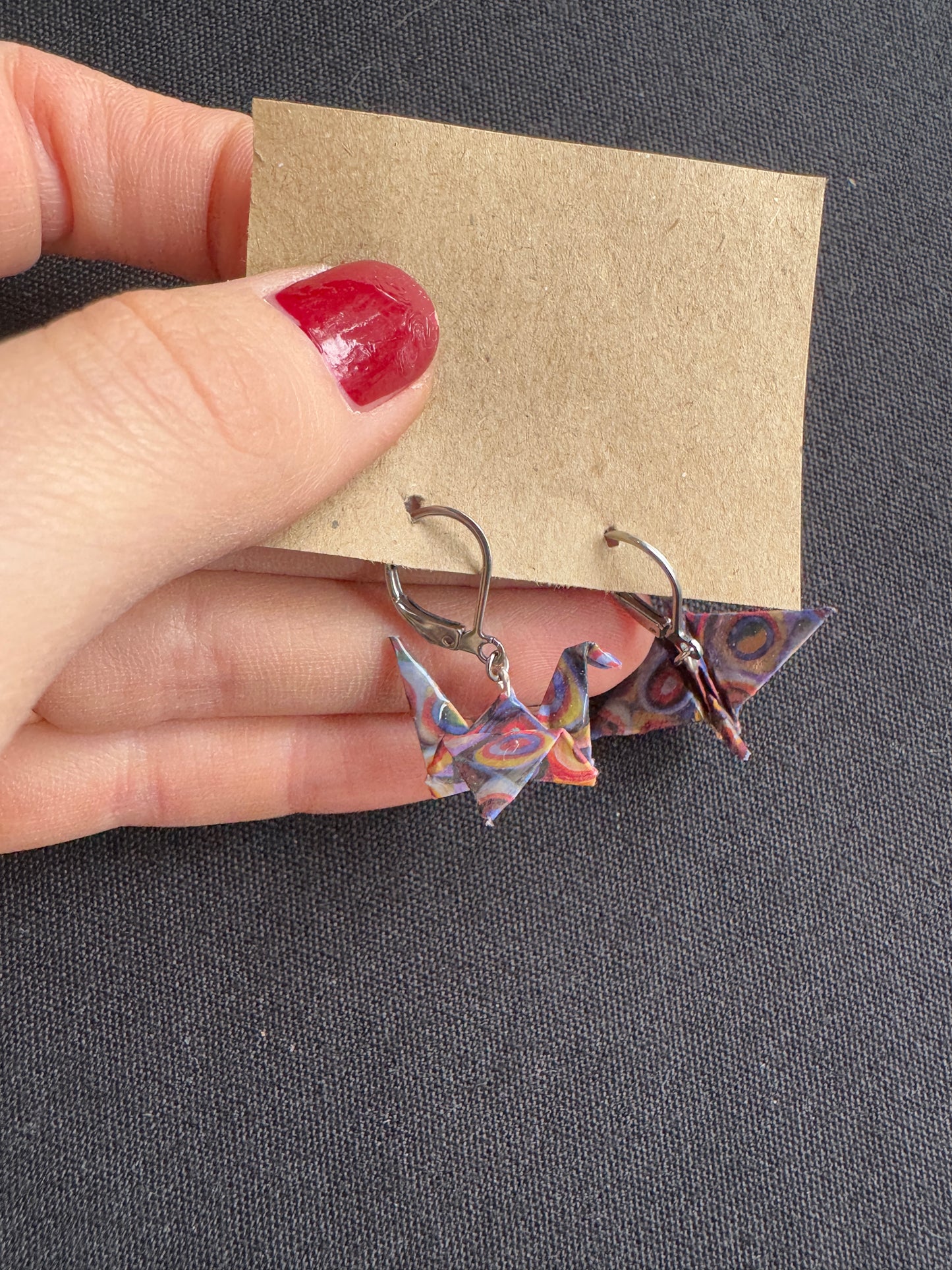 Paper Crane Earrings | Cybergother