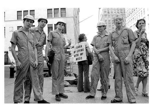 Unframed Devo photo  |  Ebet Roberts