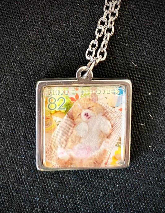 Puppy Stamp Necklace | Cybergother