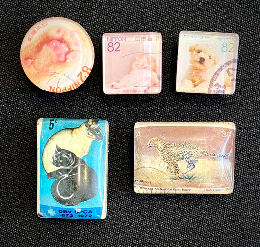 Animal Stamp Magnets | Cybergother