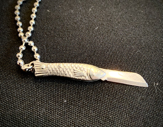 Fish Knife Necklace | Cybergother