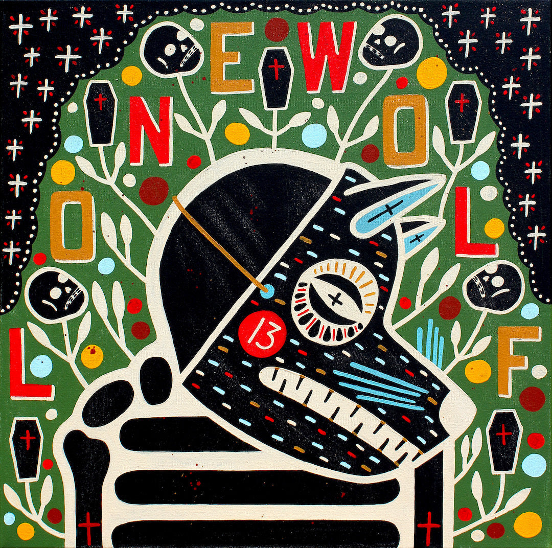 I Was Born A Lone Wolf Print | Mike Egan
