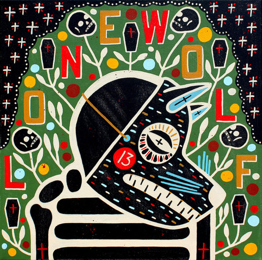 I Was Born A Lone Wolf Print | Mike Egan