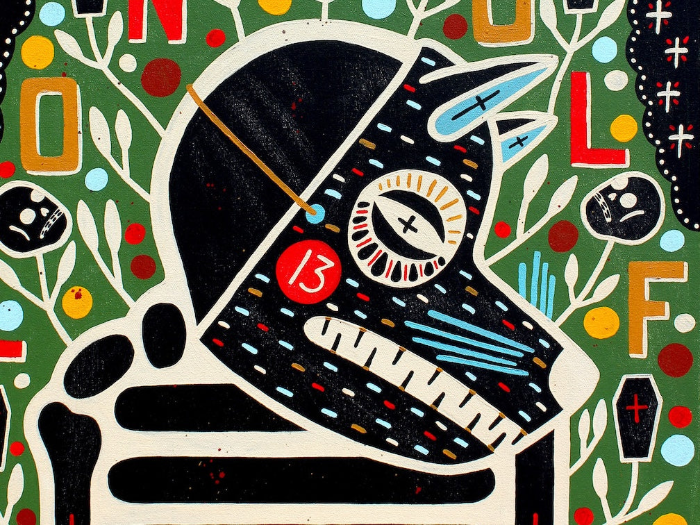 I Was Born A Lone Wolf Print | Mike Egan