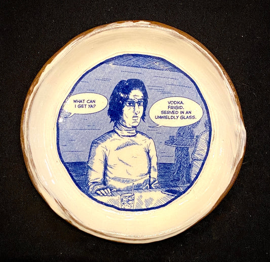 Ian Petrie Ceramic Plate  |  Ian Petrie