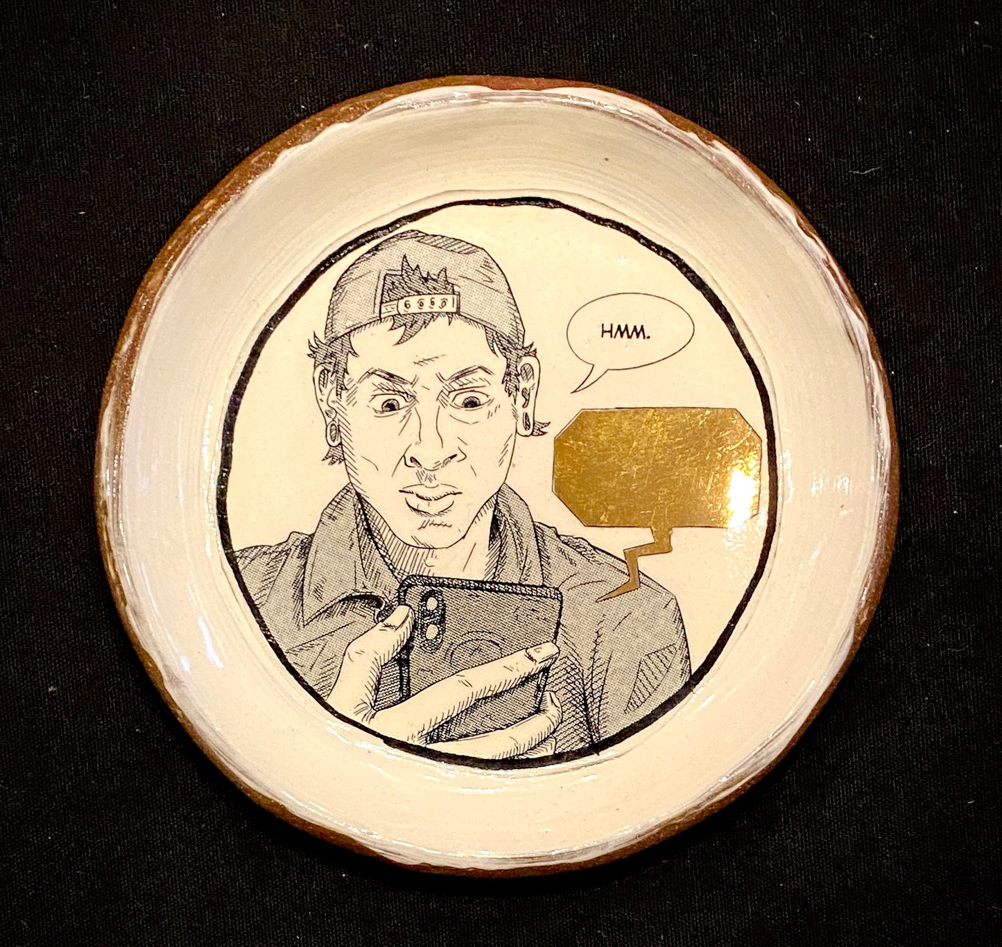 Ian Petrie Ceramic Plate  |  Ian Petrie