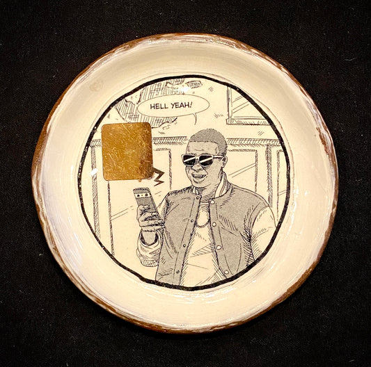 Ian Petrie Ceramic Plate  |  Ian Petrie