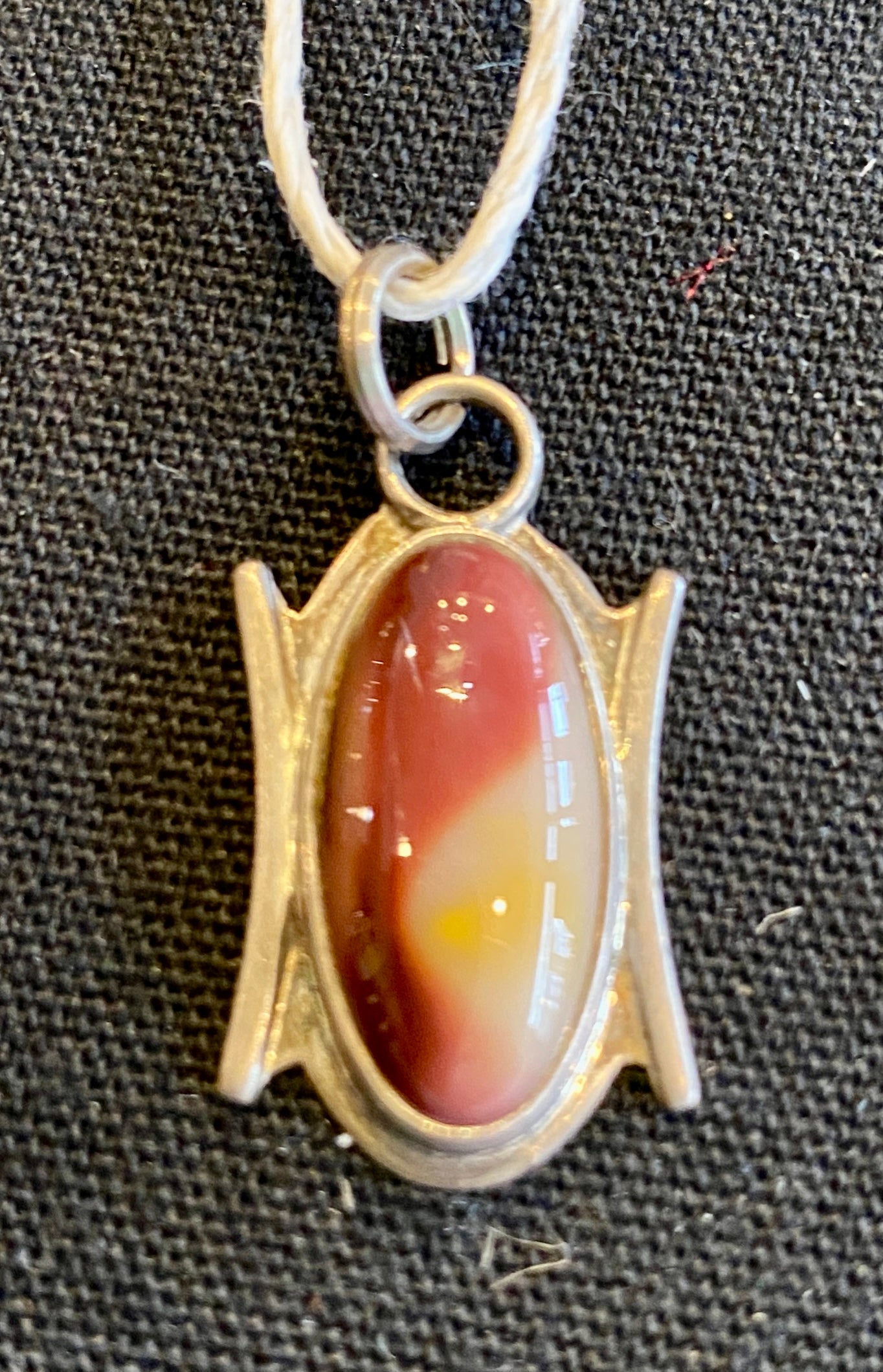 Jasper in Silver Pendant Necklace  |  Rob Riffe