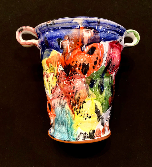 Jeff Ryan  |  Colorful Clay Vase