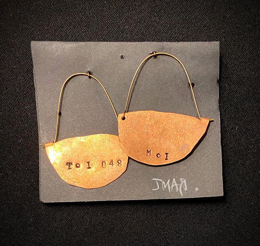 Copper Earrings 3  |  Jenny Marsat