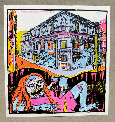 Journal Building in Providence print | Walter Mettling