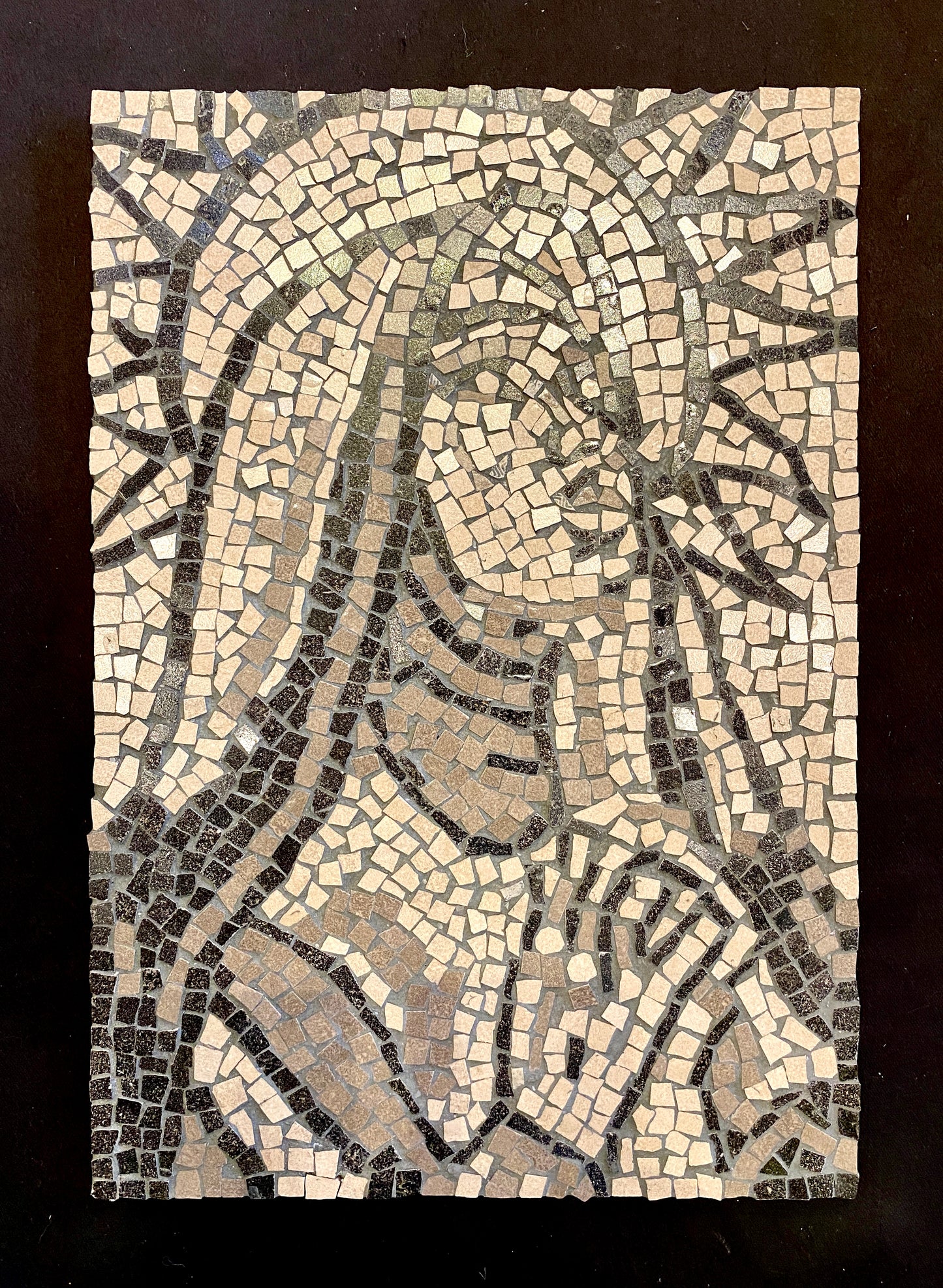 Mary tile mosaic by Narwez Yarvas