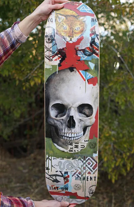 No Evil skateboard deck