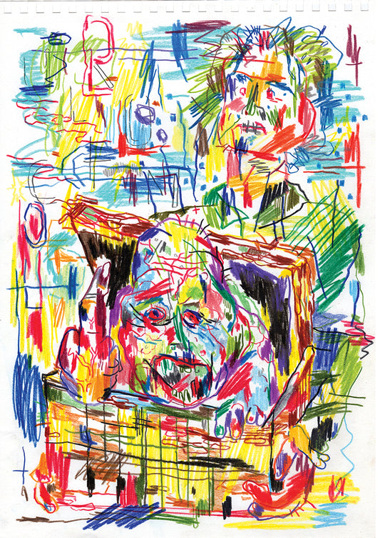 Basket Case original drawing | Silio Durt