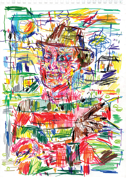Freddy Krueger original drawing | Silio Durt