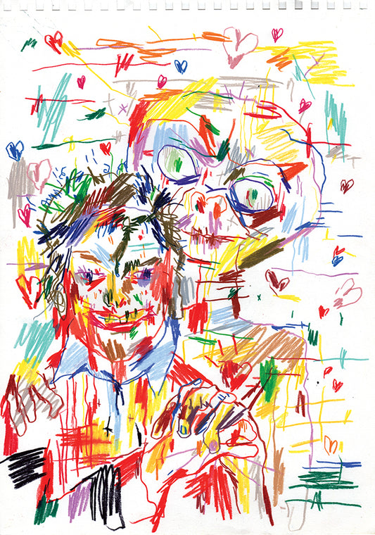 Michael Jackson + ET original drawing | Silio Durt