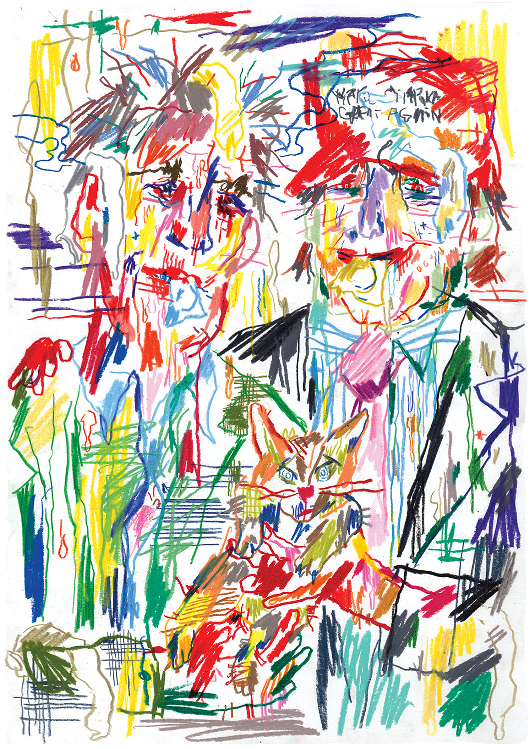 Trump + Epstein original drawing | Silio Durt