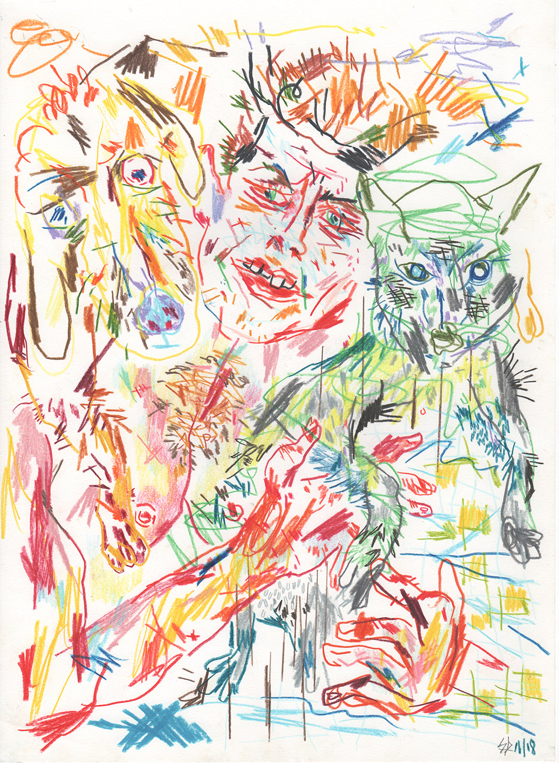 JFK original drawing | Silio Durt