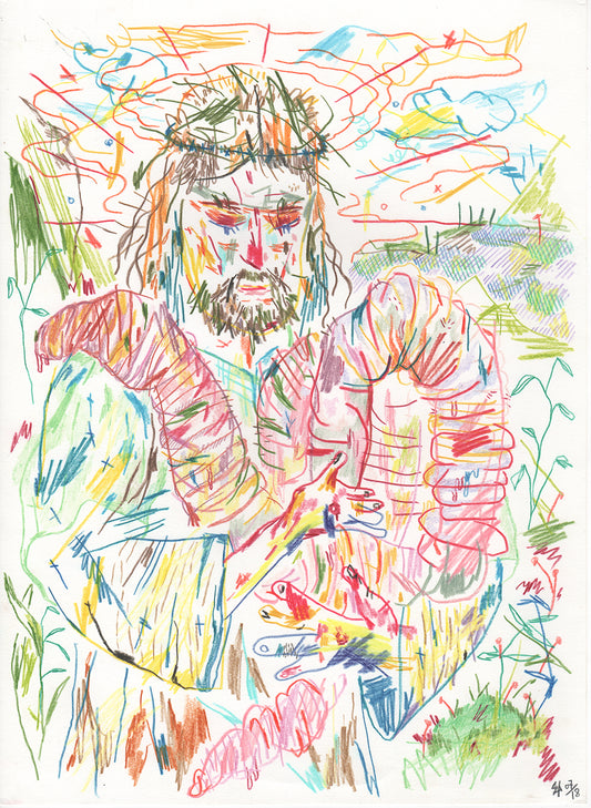 Jesus original drawing | Silio Durt