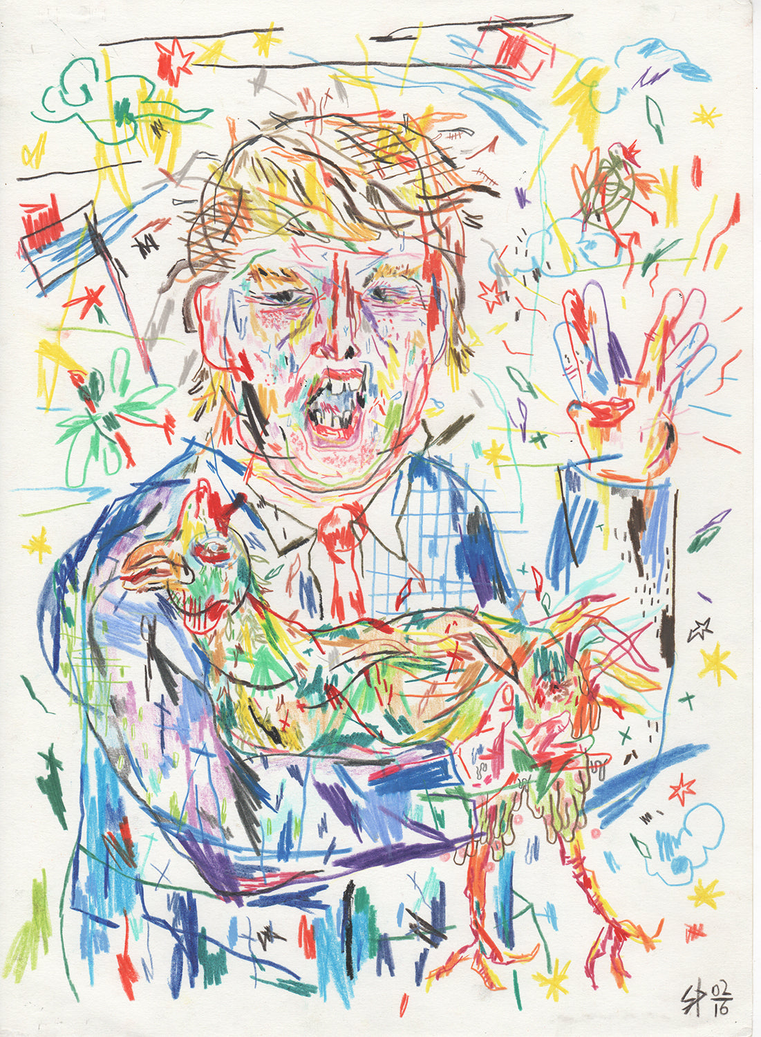 Trump original drawing | Silio Durt