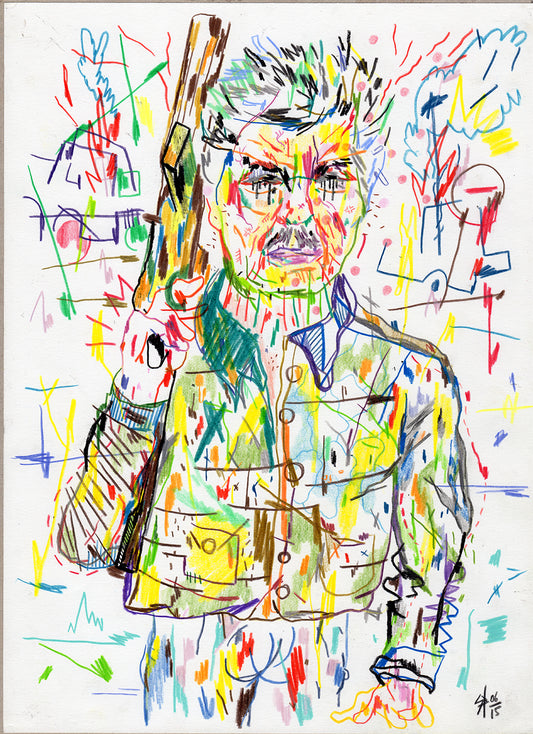 Charles Bronson original drawing | Silio Durt