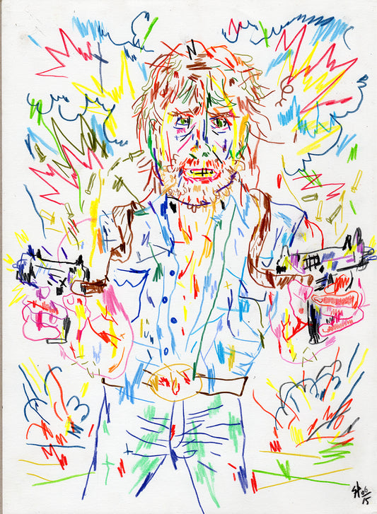 Chuck Norris original drawing | Silio Durt