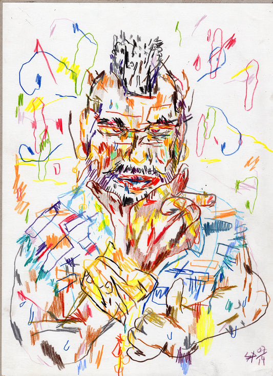 Mr T original drawing | Silio Durt