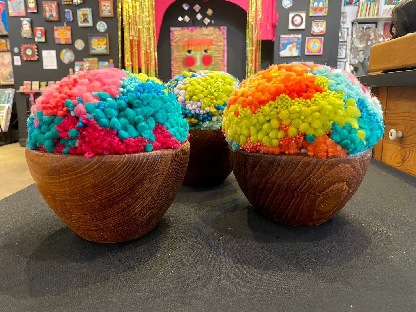 Large Pouf Fiber Sculpture | Sarah Magner
