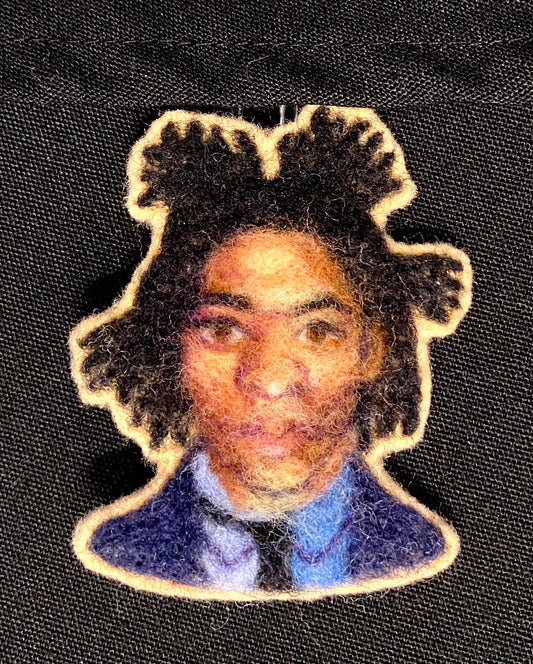 Basquiat brooch  |   Sasha Beloborodova