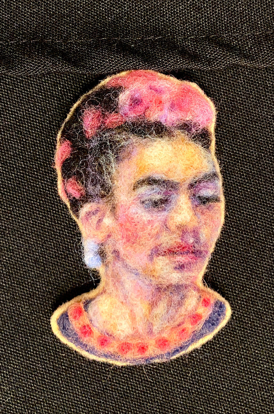 Frida Kahlo brooch  |   Sasha Beloborodova