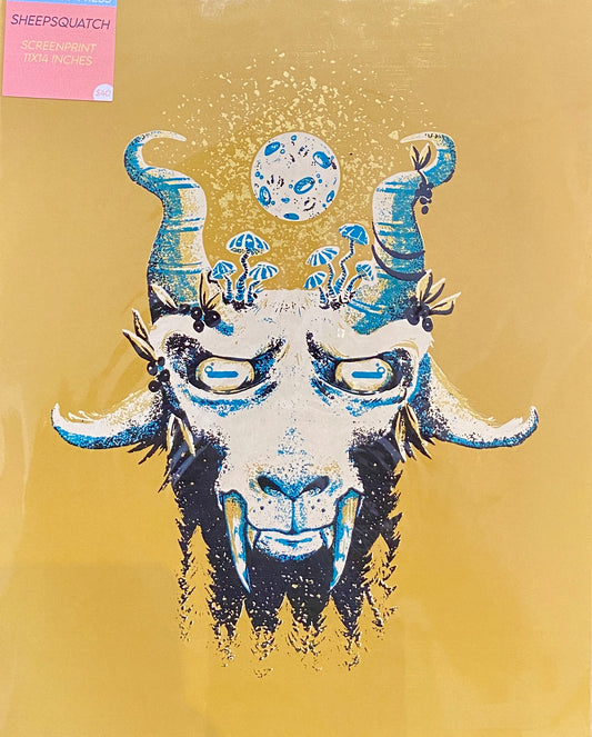Sheepsquatch 11x14 print  |  Sugar Pop Press