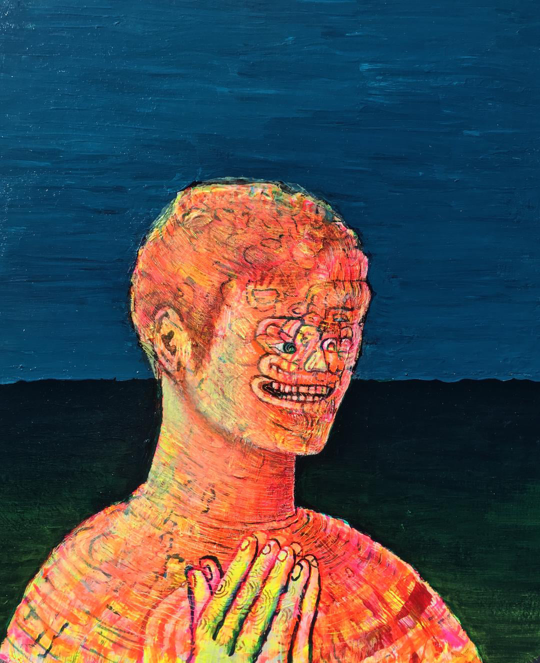 Three Self Portraits While Clapping at the Moment of Impact  |  Andrew Abbott