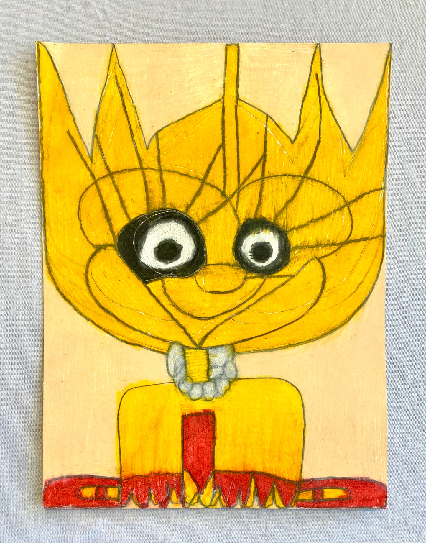 Lisa Simpson on Peach  |  Anthony Coleman