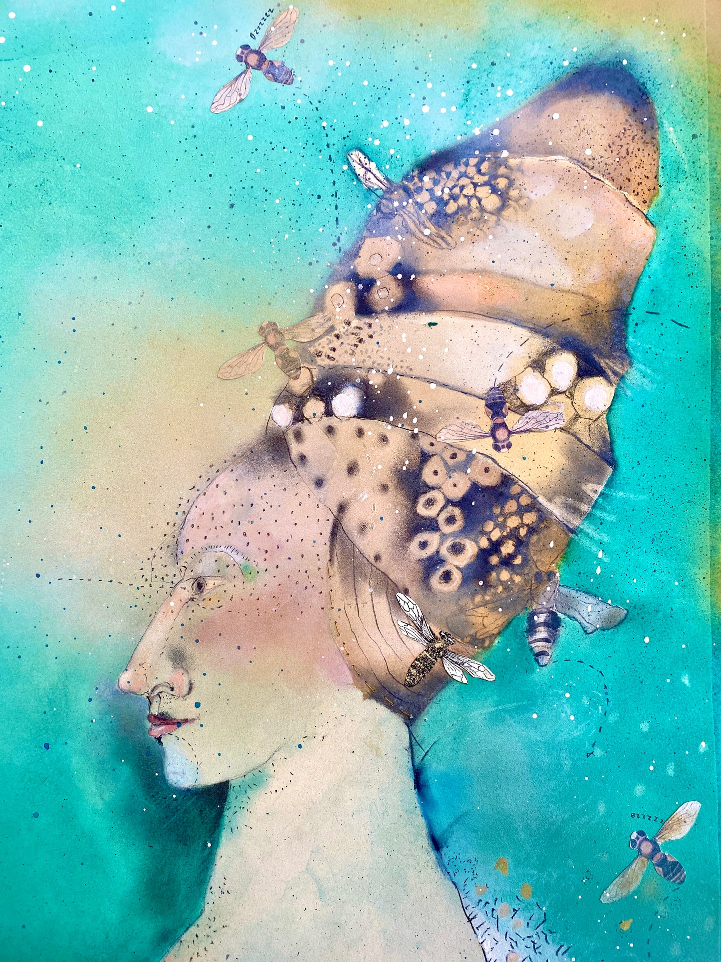 Girl with a Beehive #2 | Vicki Bruner