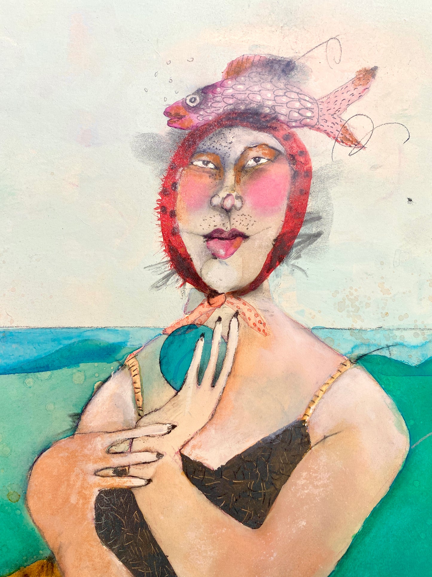 Seaside with Sparky | Vicki Bruner