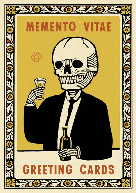 Ravi Zupa Greeting Cards | Skeletons
